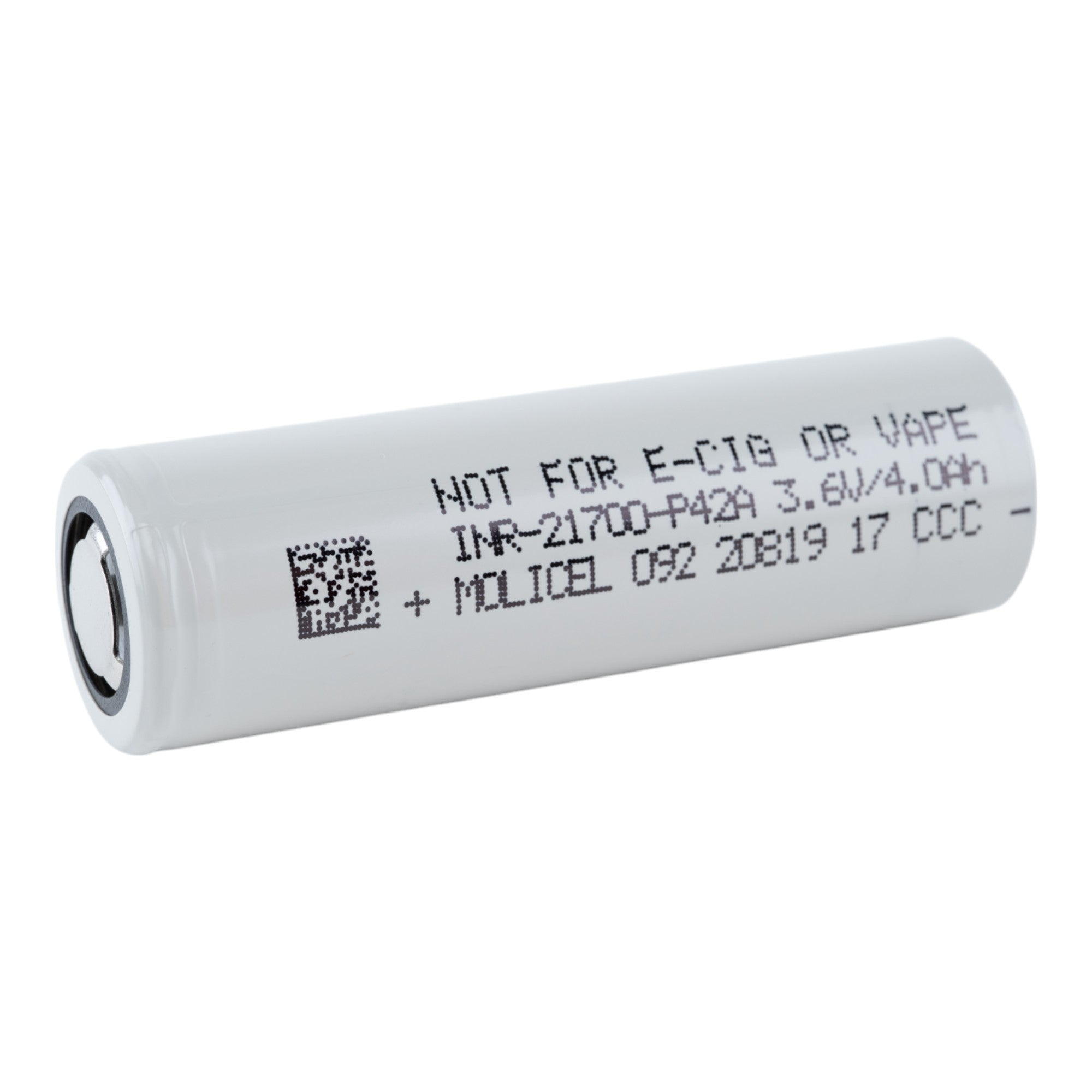 Molicel P42A 21700 4200mAh 45A High-Drain NMC Cell
