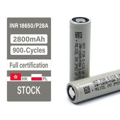 Molicel INR18650-P28A 2800mAh 35A High-Drain NMC Cell