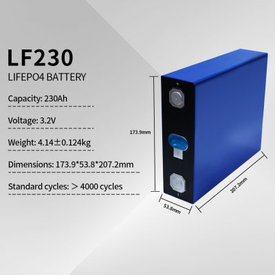 EVE LF230 230Ah 3.2V LiFePO4 Prismatic Cell